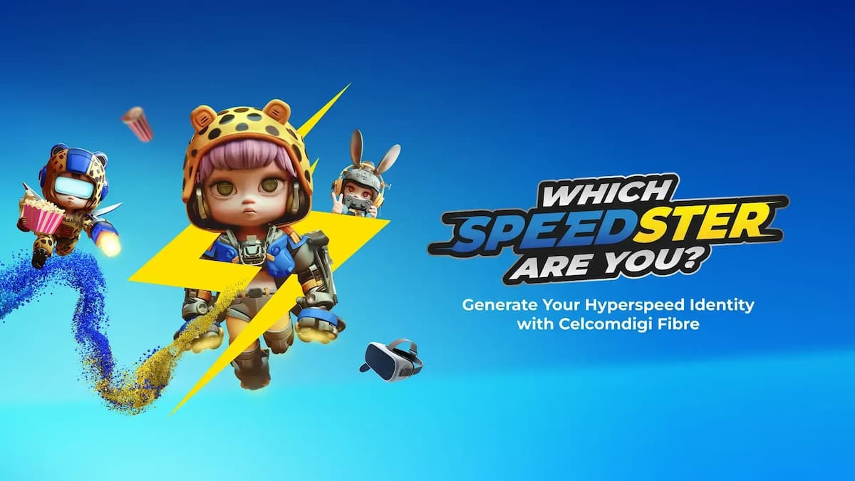 CelcomDigi: Find Your Fibre by Asking Which Speedster Are You
